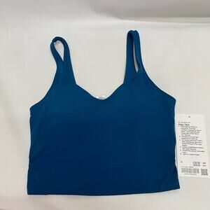 NWT Lululemon Align Tank Blue Borealis sz 4